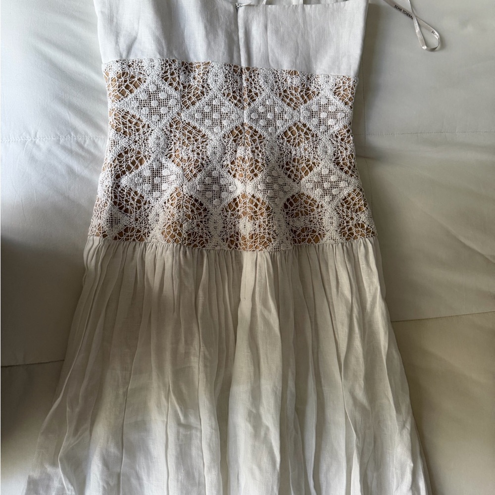 Pilar Linen & Lace Maxi Dress - Picture 7 of 8
